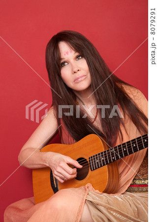 Woman With Guitar 8079291