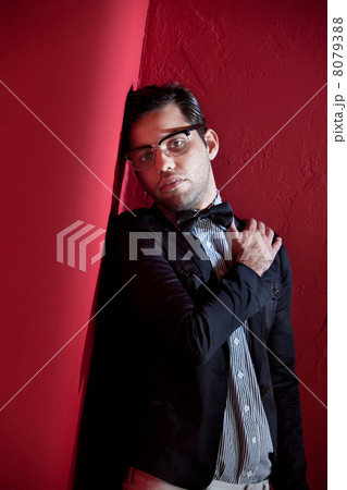 Attractive young male with glasses 8079388