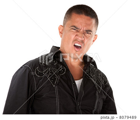 Angry Hispanic Man 8079489