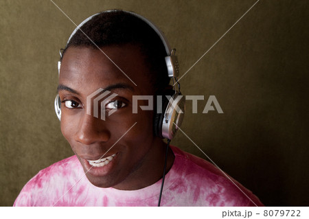 Handsome Man with Headphones 8079722