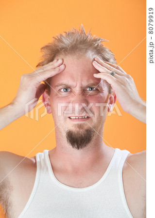 Man Holds His Head 8079919