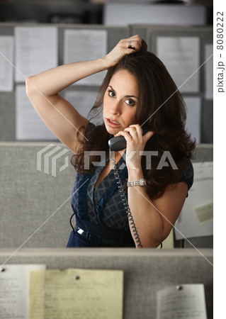 Busy Office Woman 8080222