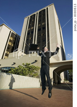 Punk Businessman Jumps Punk Businessman Jumps 8080613