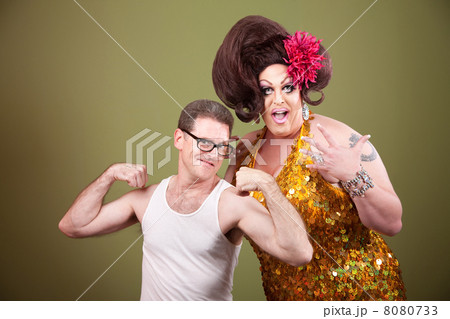 Man With Large Drag Queen Man With Large Drag Queen 8080733
