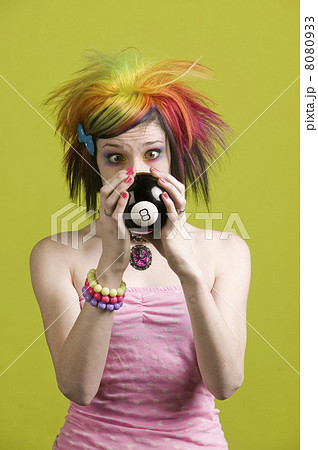 Punk woman with reading the future Punk woman with reading the future 8080933