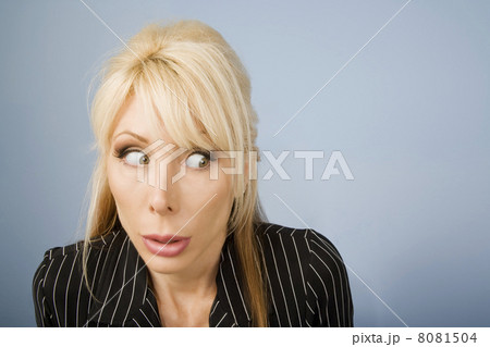 Apprehensive woman Apprehensive woman 8081504