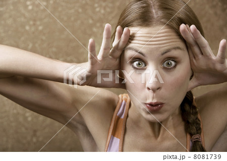 Woman Making a Funny face 8081739