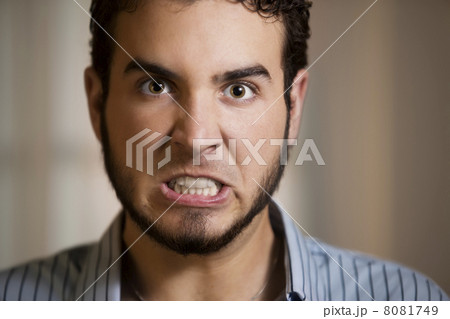 Young Man with Clenched Teeth Young Man with Clenched Teeth 8081749