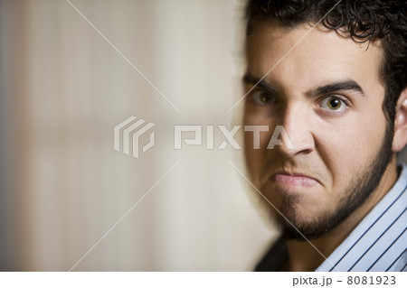 Angry Young Man with Motion Effect 8081923