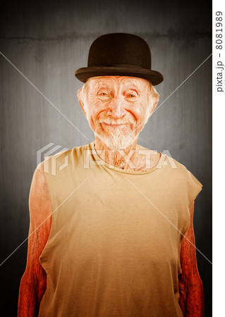 Crazy man in bowler hat Crazy man in bowler hat 8081989