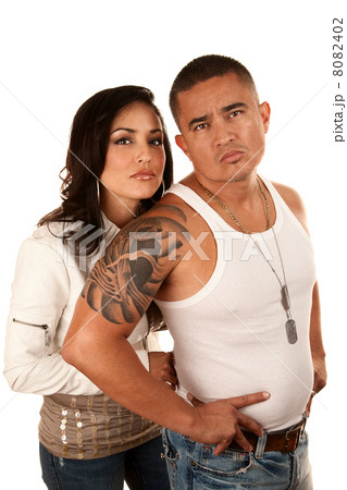 Tough Hispanic Couple Tough Hispanic Couple 8082402
