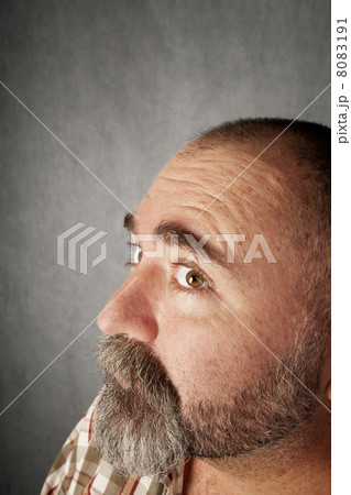 Profile closeup of man in his 40s Profile closeup of man in his 40s 8083191
