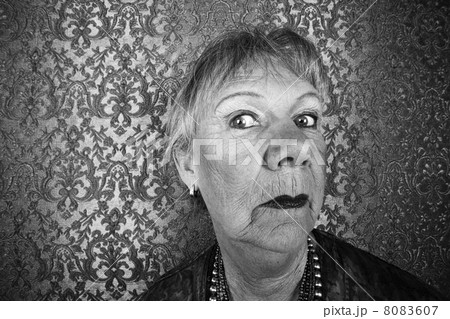 Snooty Senior Woman 8083607