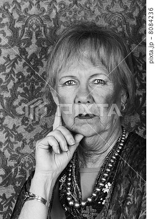 Skeptical Senior Woman 8084236