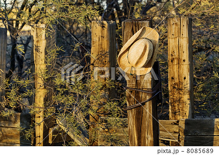 Cowboy Hat on a Post Cowboy Hat on a Post 8085689