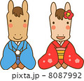 着物姿の馬 8087992
