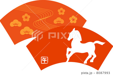 馬の扇 8087993