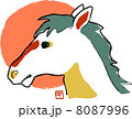 和風の馬の顔 8087996