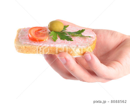 man holding delicious toast 8088562