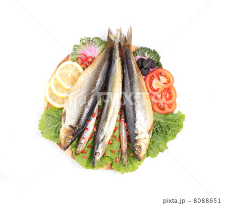 pickled herring with tomato rings 8088651