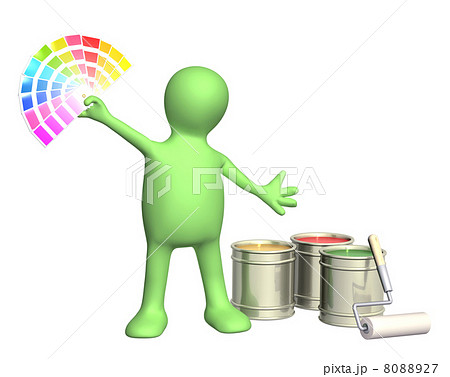 3d puppet with platen 8088927