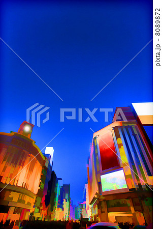 夕暮れの銀座 8089872