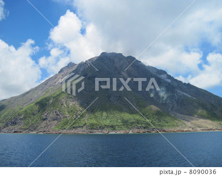 離島探検(フェリーからの薩摩硫黄島) 離島探検(フェリーからの薩摩硫黄島) 8090036