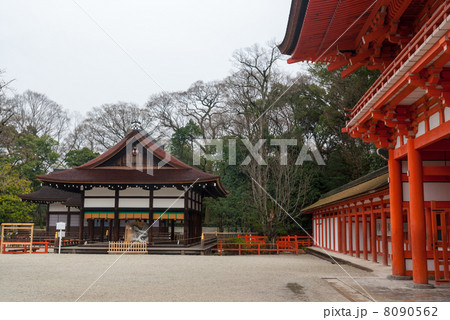 下鴨神社 楼門と橋殿 下鴨神社 楼門と橋殿 8090562