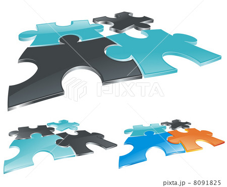 abstract puzzle field 8091825