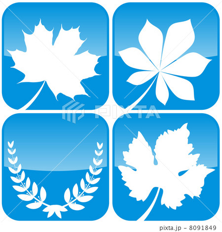 leave icon set 8091849