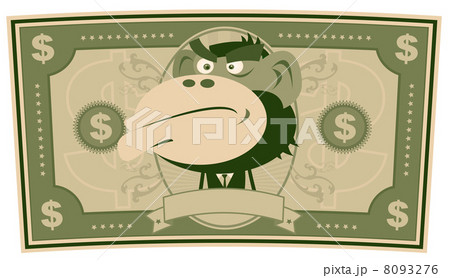 Funny Money - Cartoon US Dollar 8093276