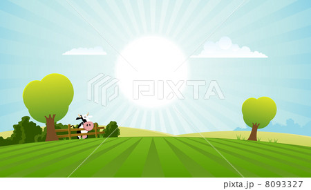 Dairy Cow In Summer Landscape 8093327