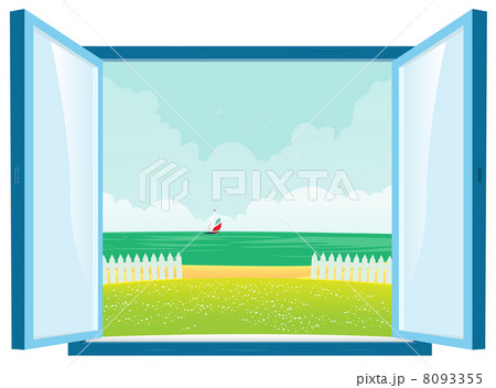 Beach View By The Window 8093355