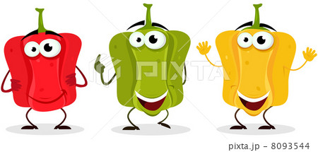 Bell Pepper Character Bell Pepper Character 8093544