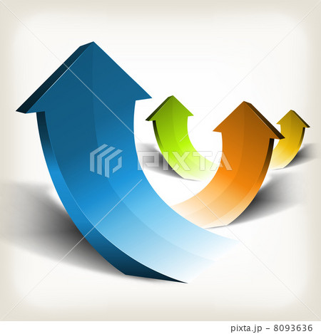 Abstract Rising Arrows 8093636