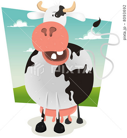 Cartoon Funny Cow 8093692