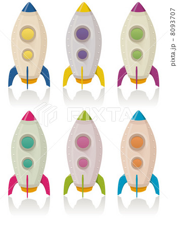 Retro Rocketship Set 8093707