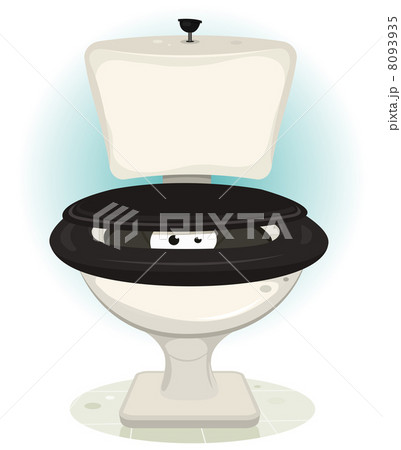 Funny Creatures Eyes Inside Water Toilet 8093935