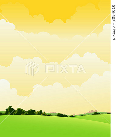 Spring And Summer Cloudy Landscape 8094010