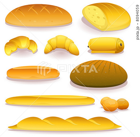 Bread And Bakery Icons Set 8094059
