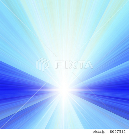 青い光の放射 8097512