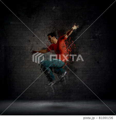 Grunge male dancer 8100156