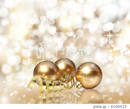 Golden Christmas decorations 8100415