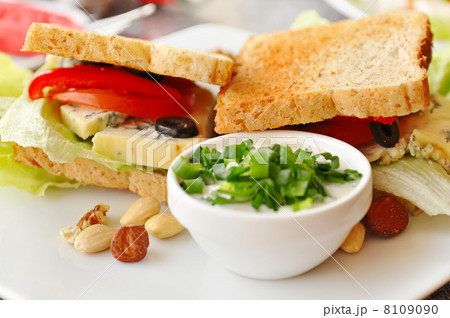 Sandwich in a cafe 8109090