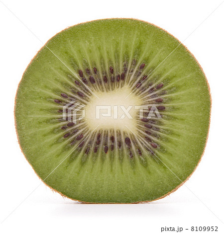 Sliced kiwi fruit half 8109952