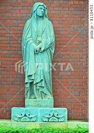 浦上教会 浦上天主堂 の 聖母マリアの像 長崎県長崎市長崎市本尾町 の写真素材