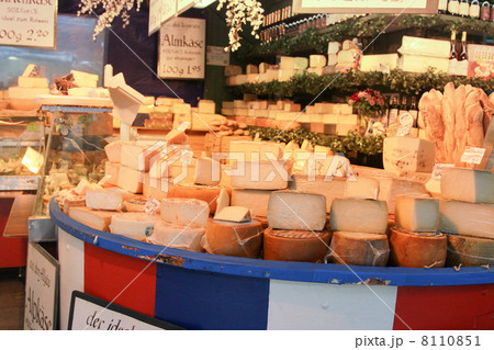 チーズ　ドイツの市場 8110851