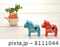 午年の年賀状素材 午年の年賀状素材 8111044