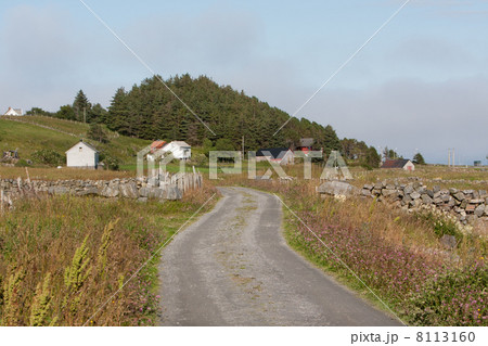 Dirt road at Runde Island (Norway) 8113160