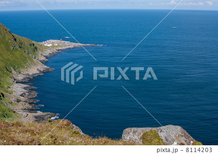 Coastline of Runde Island (Norway) 8114203